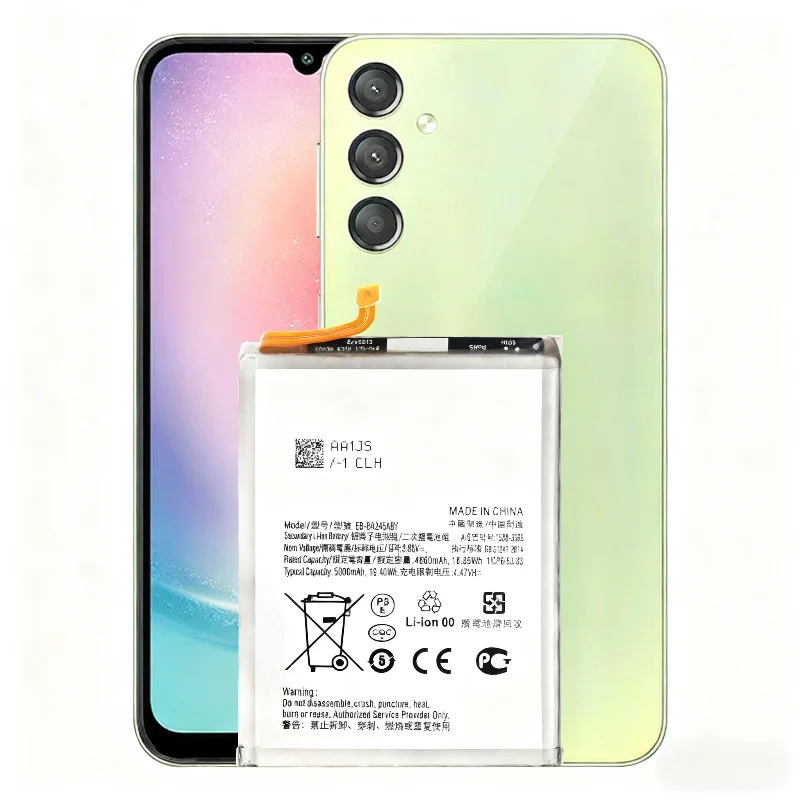 EB-BA245ABY 5000mAh สำหรับซัมซุง A24 4G/SM-A245F/SM-A245M/SM-A245N แบตเตอรี่โทรศัพท์มือถือ + เครื่องมือ