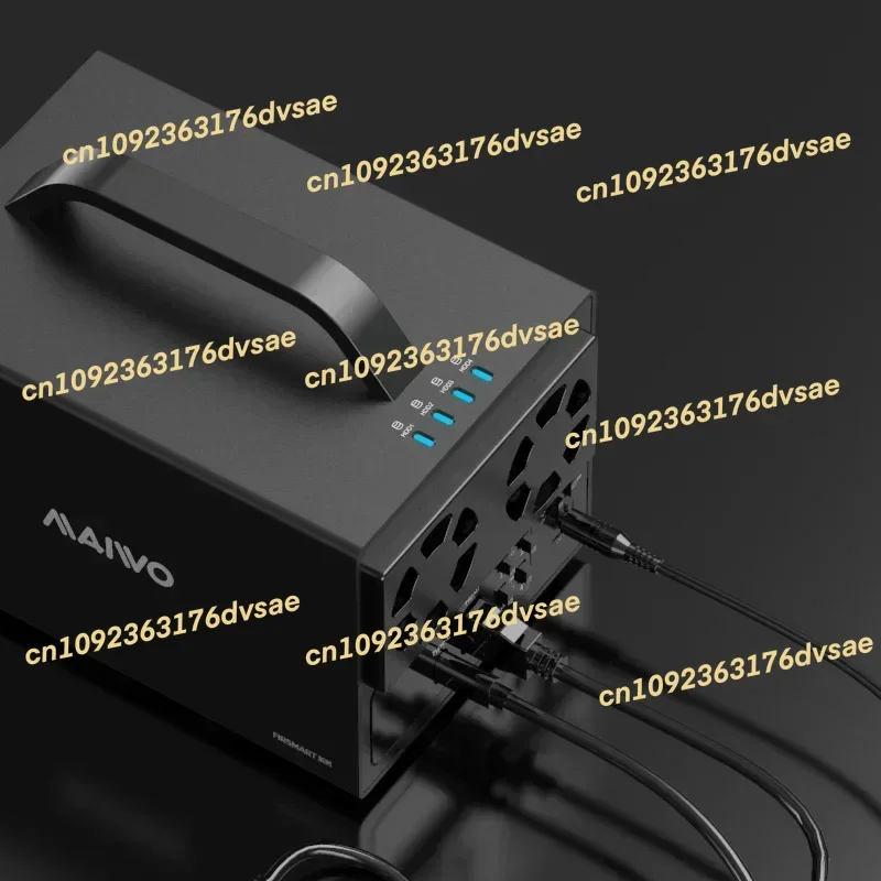 4 فتحات صغيرة من الألومنيوم مقاس 3.5 بوصة SATA HDD SSD لخزانة القرص الصلب مع مقبض أجهزة الكمبيوتر #5