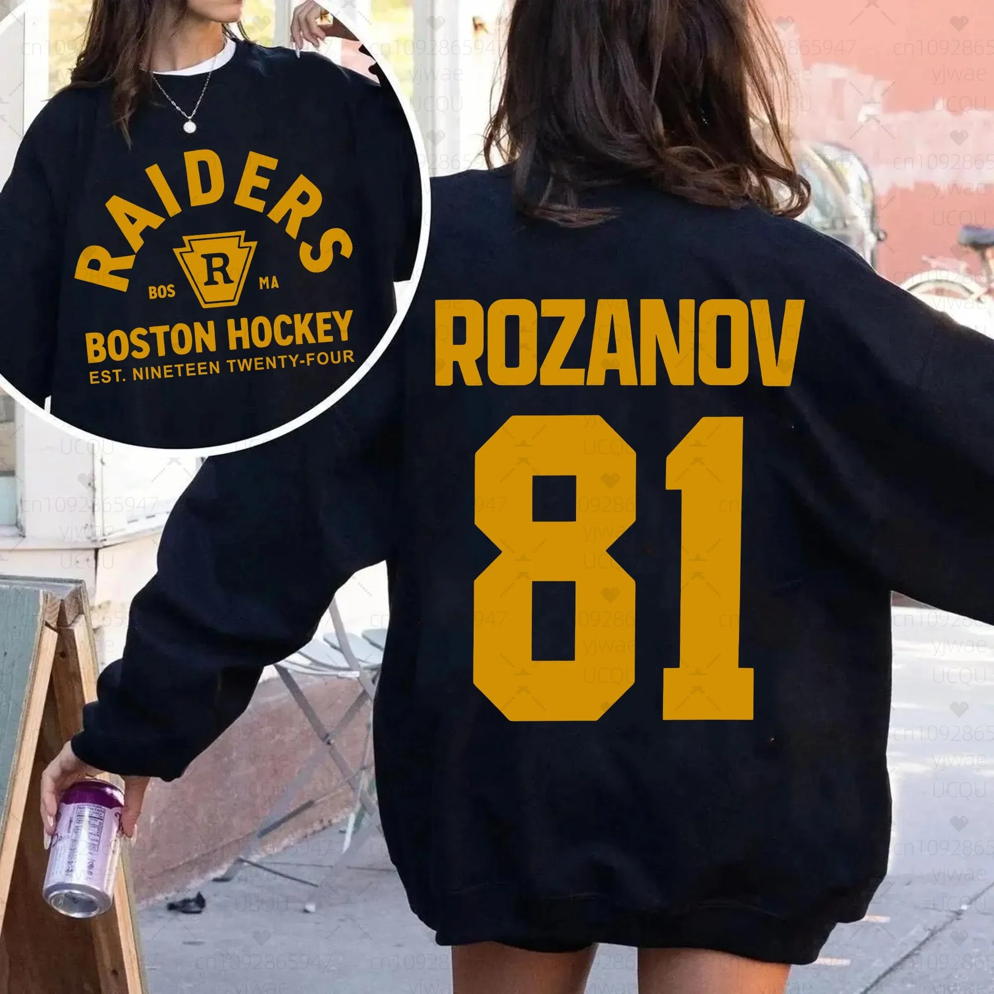 加熱されたライバルリティテレビ番組パーカー Llya Rozanov 81 Bos Raiders パーカー原宿冬服プルオーバーヴィンテージスウェットシャツユニセックストップ