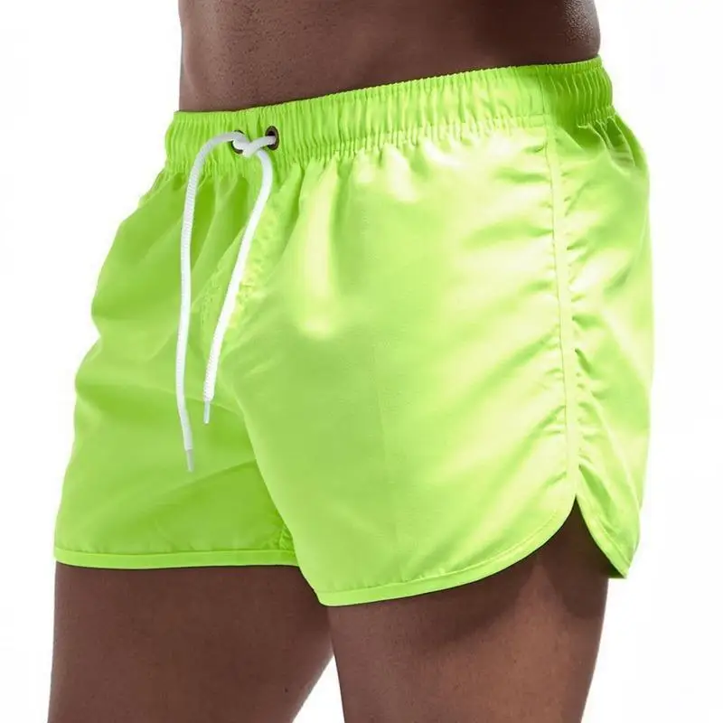 Shorts For Mens 2023 Summer Men's Swimwear Shorts Brand Beachwear Sexy Swim Trunks Men Swimsuits Low Waist Breathable Beach Wear