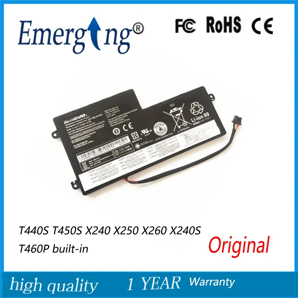 

Новый аккумулятор для ноутбука Lenovo Thinkpad T440S T440 X230s X240 S440 Series 45N1110 45N1111 45N1112, 11,1 В, 1930 мАч