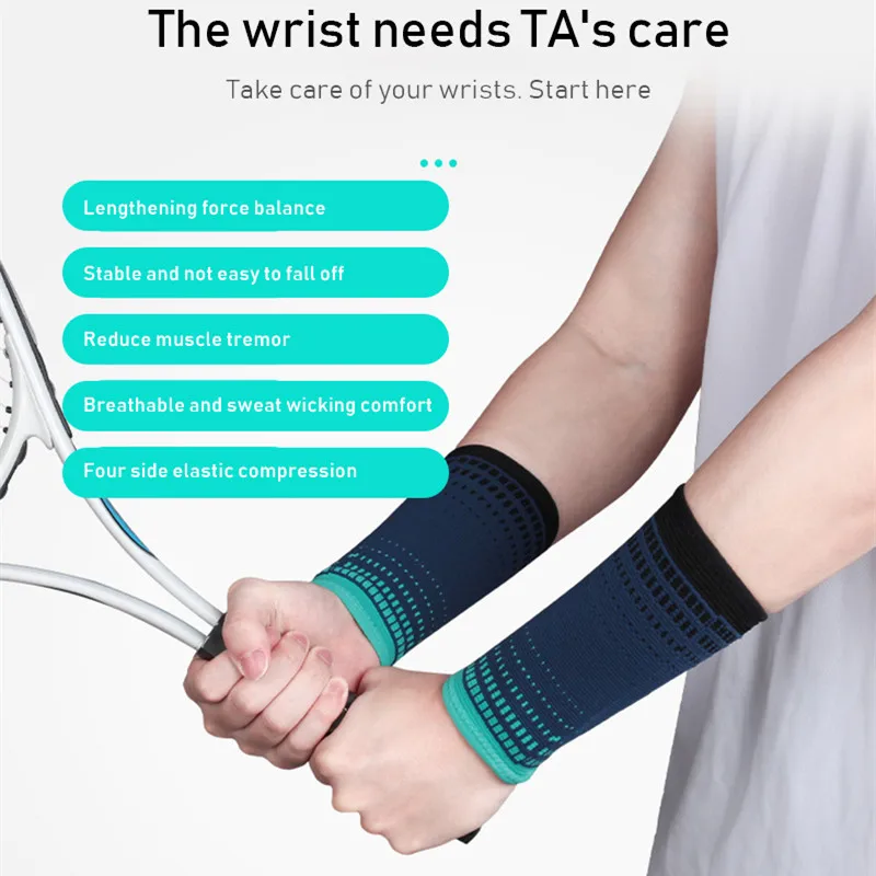 

Расширенная поддержка запястья, дышащий трикотажный усилитель давления, браслет для фитнеса, тяжелой атлетики, спортивный браслет