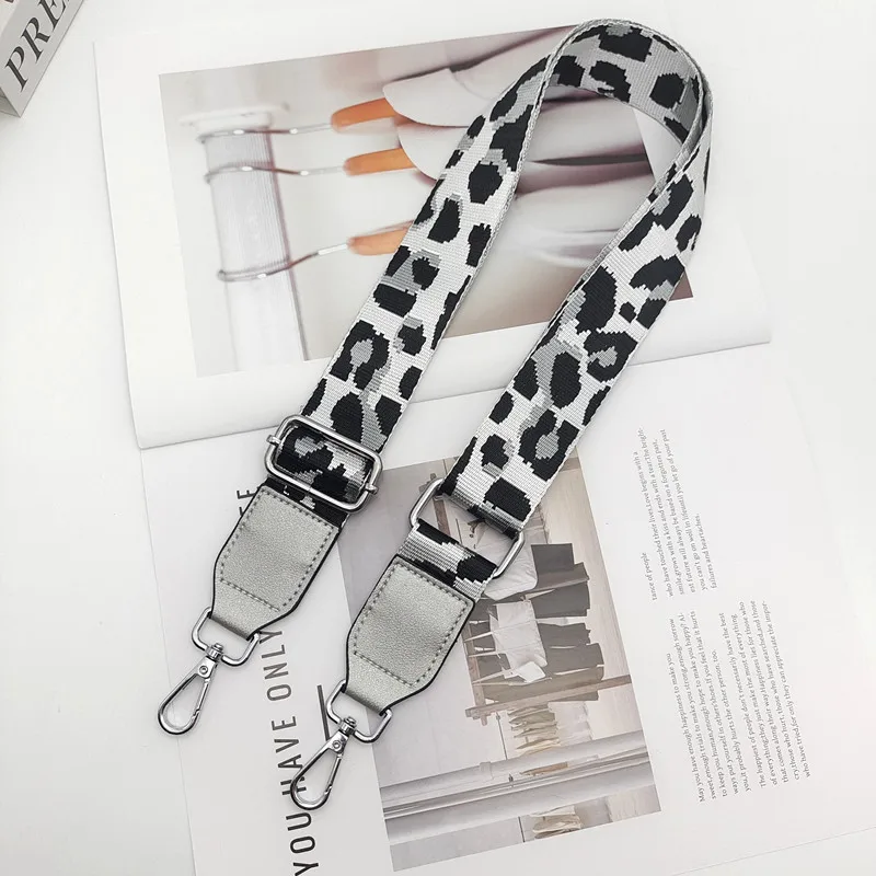 Bag Shoulder Strap Accessories Women's Bag Single Buy Extended Shoulder Crossbody Broadband Versatile Adjustable Silver Strap
