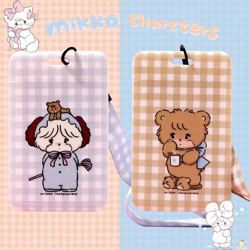 

Mikko New Anime Student Meal Card Holder Kawaii Creative Cute Cartoon Access Card Campus Card Protection Cover Girls for Gift