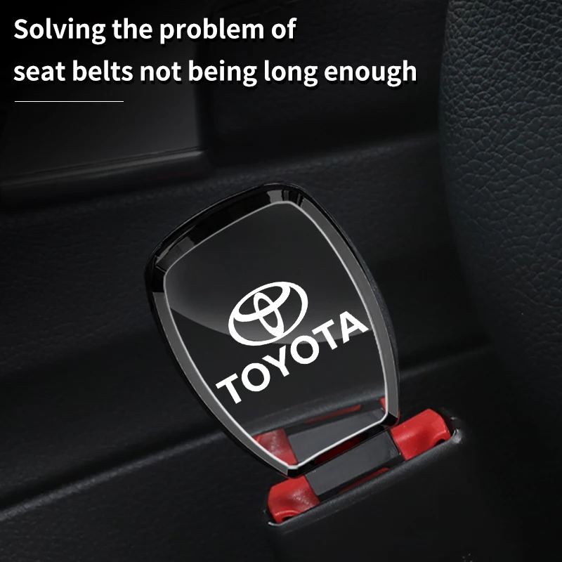 مقعد السيارة حزام موسع حزام الأمان مشبك كليب قفل الملحقات لتويوتا نوح يارس C-HR VOXY bZ4X bZ3C X Agya المجرف ميراي