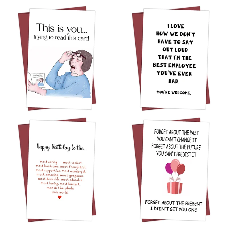 Funny Day Birthday Anniversary Card Gifts For Naughty Valentines Day Cards For Boyfriend Husband Women Girlfriend Wife Couple