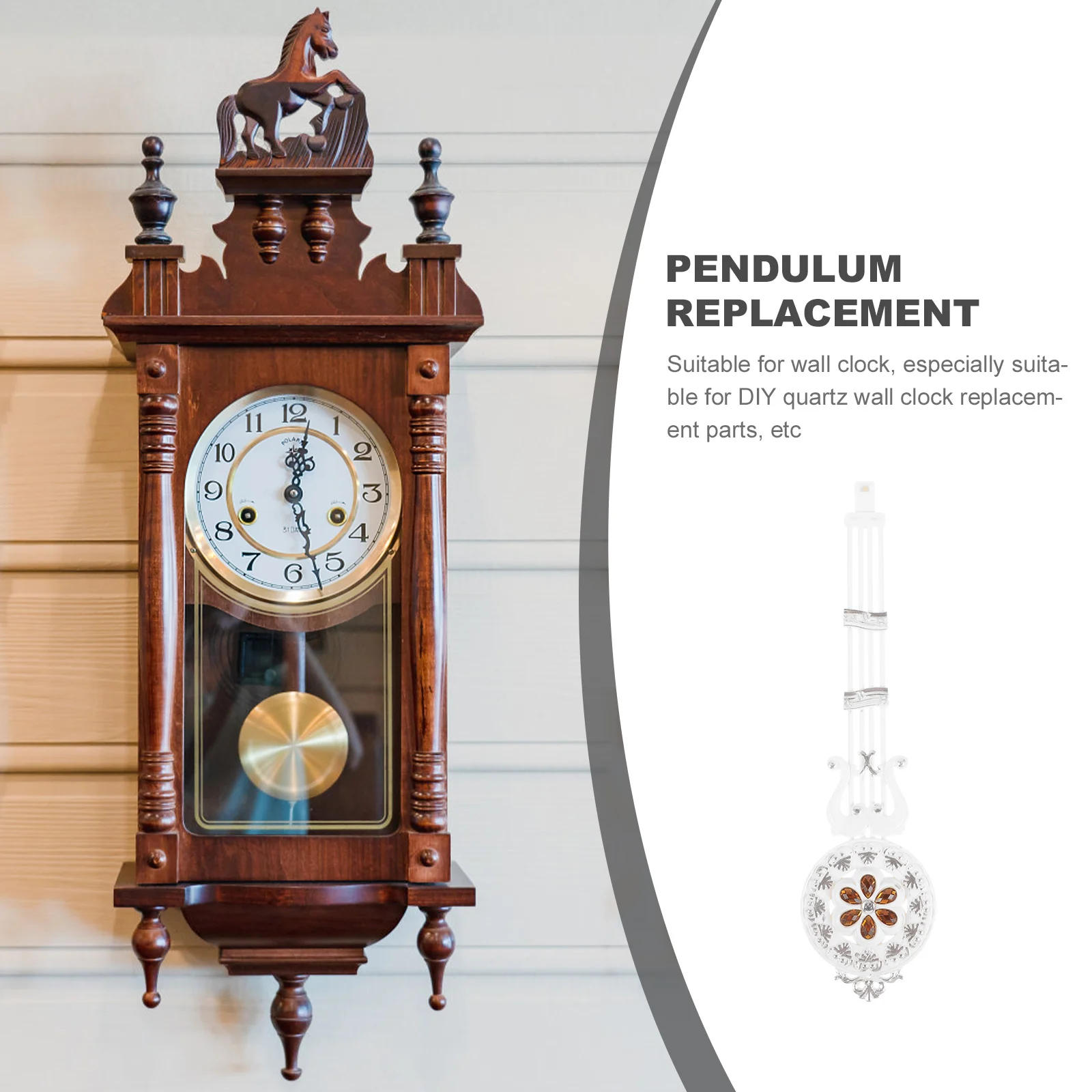 

Quartz Replacement Smooth No Supply Burr Rust Resistant Wall Clock Supplies Diy Pendulum For Wall Clock Accessories