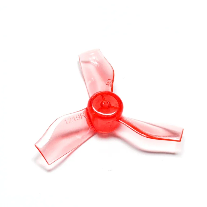 GEMFAN 1219 3-블레이드 프로펠러 31mm 0.8mm/1mm 샤프트 홀 CW/CCW 0703-1103 모터용 - FPV RC 드론 내구성 있는 PC 프로펠러 (4쌍)