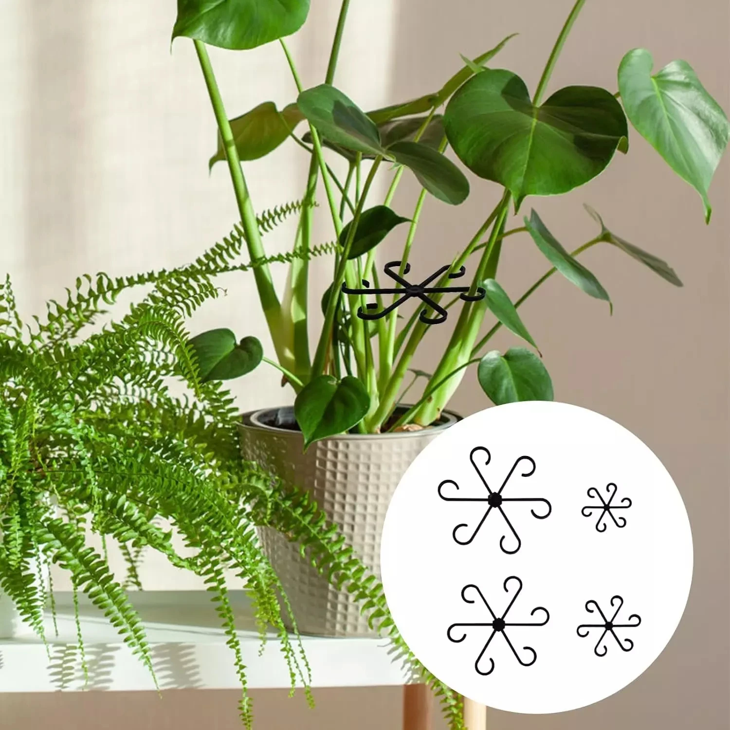 Plant Stem Supports Decorative Climbing Support Plant Stakes Practical Plant Trellis For Vertical Gardening Indoor Plants - Detail 1