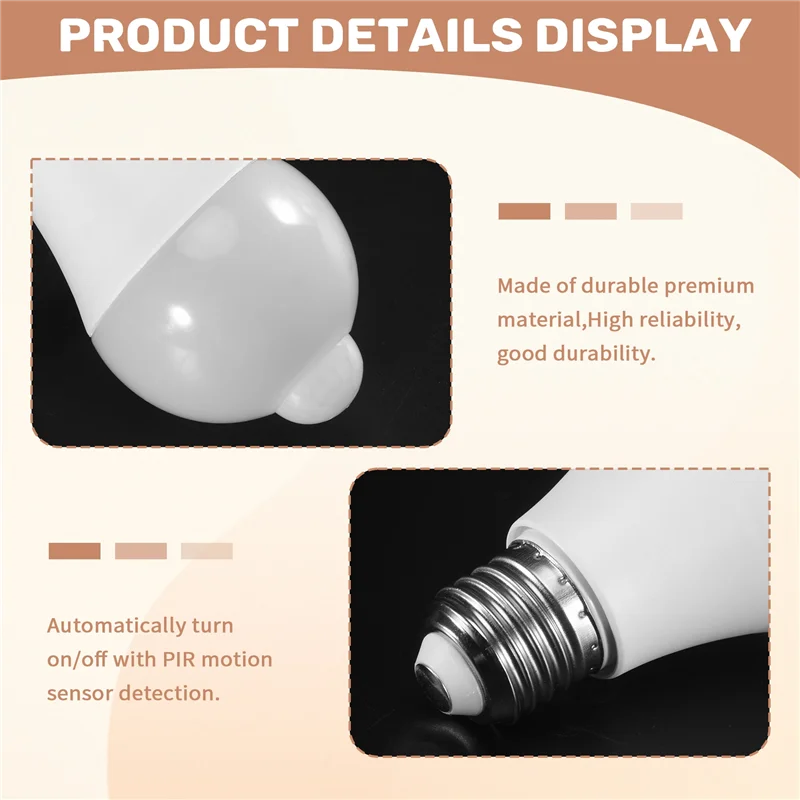 GOOD-85-265V E27 PIR датчик движения лампа 12 Вт лампа с датчиком движения инфракрасный детектор движения охранный свет