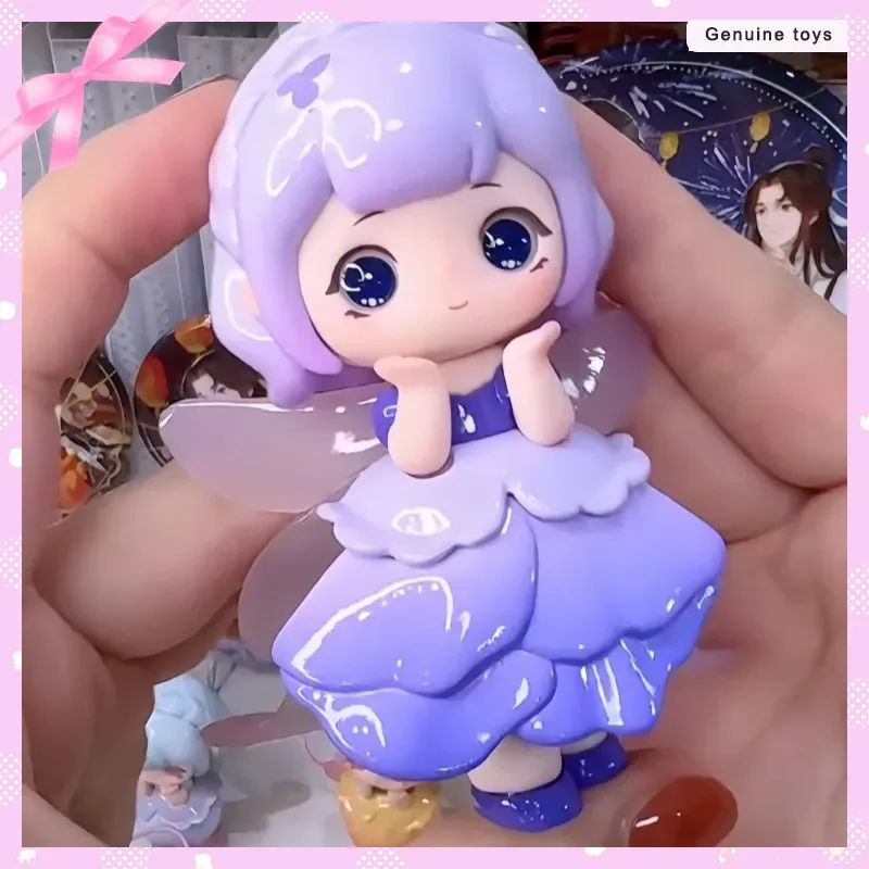 

Новая оригинальная серия Yiqi Pear Blossom Lingyu, слепая коробка, милая периферийная кукла, игрушка, мультяшное украшение для рабочего стола, украшение, праздничный подарок