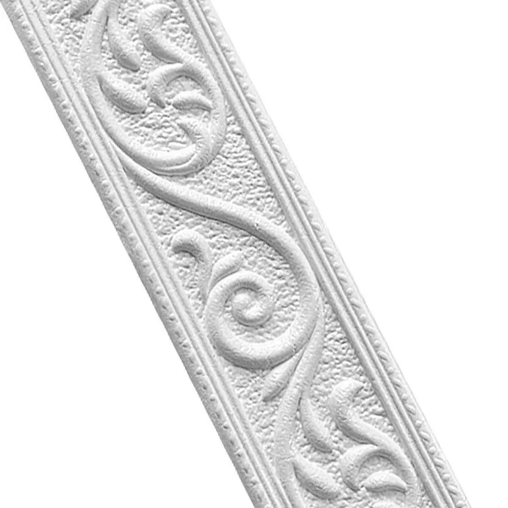 3D Wall Trim Line Skirting Border Waterproof Wall Edge Sticker Self-Adhesive Baseboard Corner Stickers Home Decoration