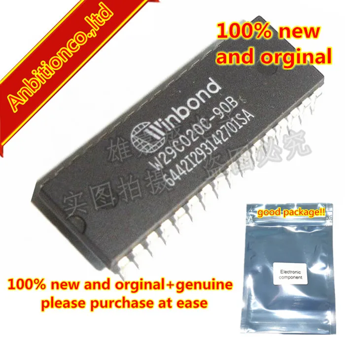 

10 шт. 100% новые и оригинальные W29C020C-90B W29C020C DIP32 256K X 8 CMOS ФЛЕШ-ПАМЯТЬ в наличии