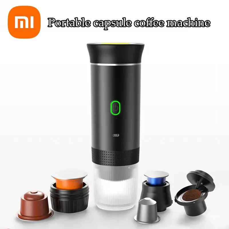 Xiaomi 3 in1 Wireless Electric Portable Espresso Coffee Machine For Car Home Camping Travel Steam Heating Capsule Coffee Maker