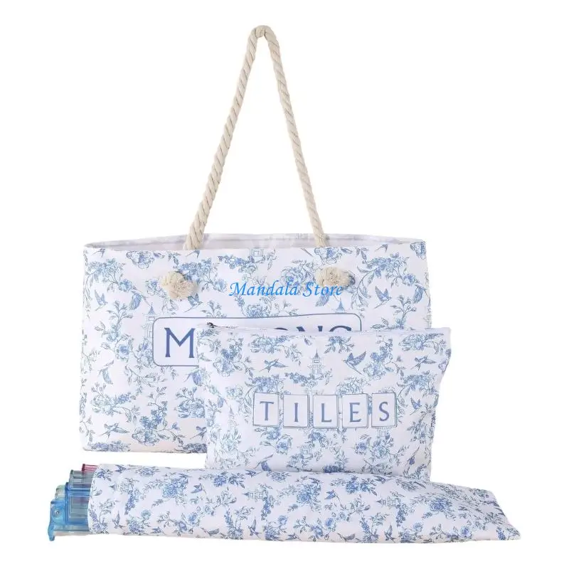 U2JC Fashionable Mahjong Themed Carry All Bag Suitable For Daily Use And Trip