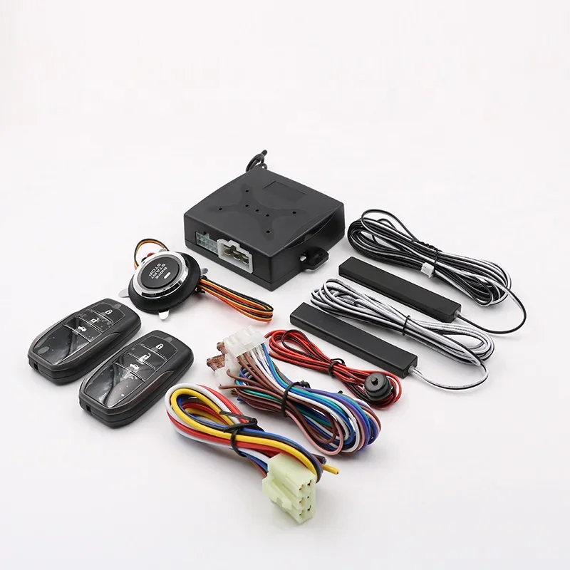 

Universal Car Burglar Alarm Anti-Theft One-Way Keyless Entry System Engine Start Up/Stop Lock/Unlock Searching Trunk