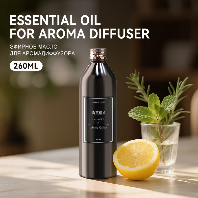 260ML Aromatherapy Essential Oil Refill Long-Lasting Fragrance Oil for Humidifiers Car Fresheners Versatile Liquid for Home