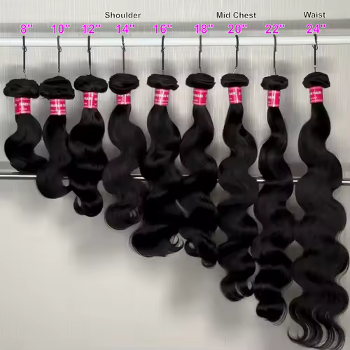 UNice Body Wave Bundles Natural Color 100% Human Hair Bundles Sew-in Quick Weaves Virgin Hair 1/3/4 Bundles Deal - Image 4