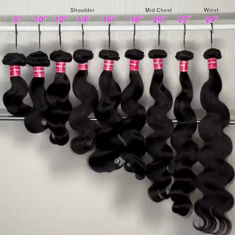 UNice Body Wave Bundles Natural Color 100% Human Hair Bundles Sew-in Quick Weaves Virgin Hair 1/3/4 Bundles Deal - Image 4