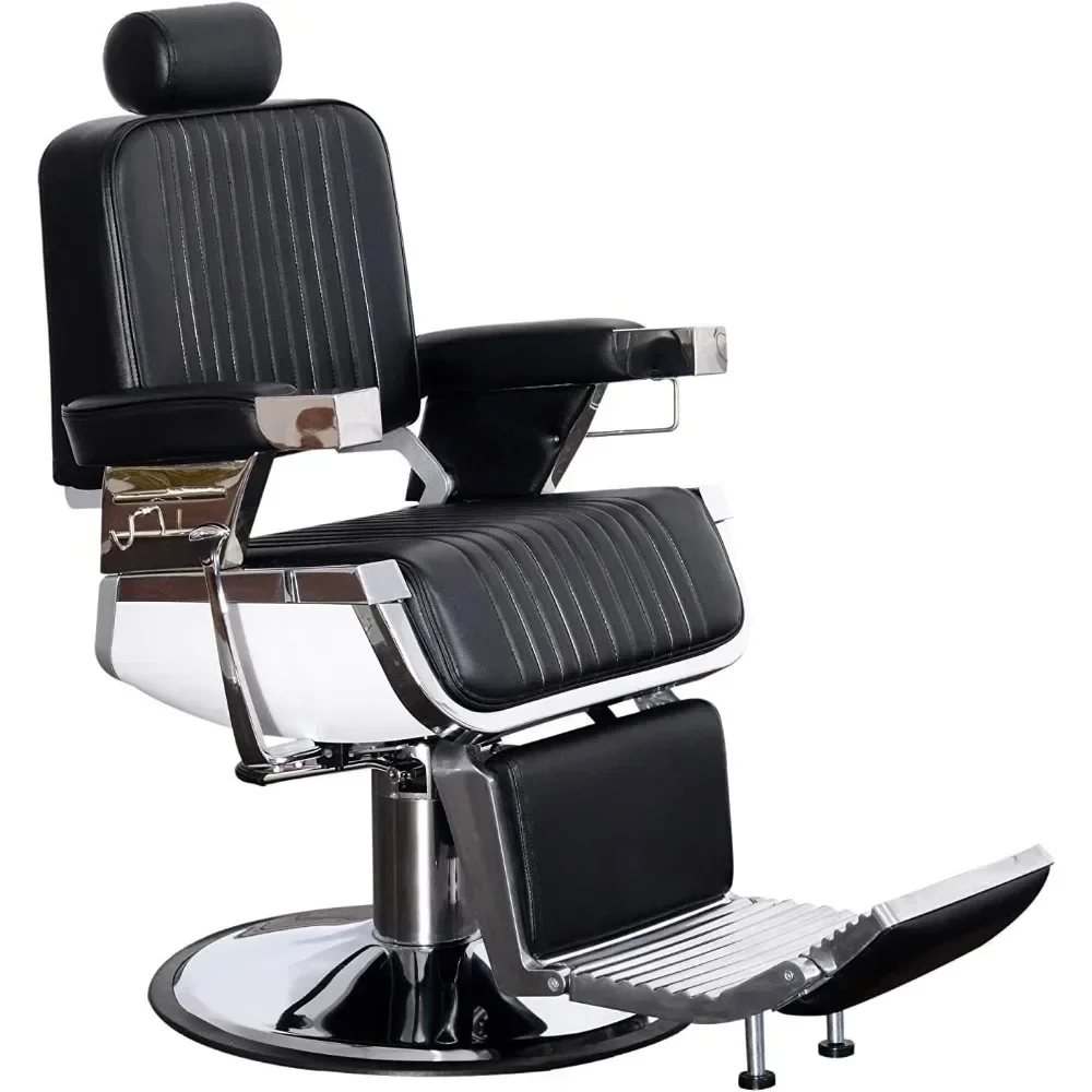 

All Purpose Heavy Duty Vintage Hydraulic Recline Barber Chair Salon Beauty Spa Styling Equipment Height Adjustable Chair Chairs