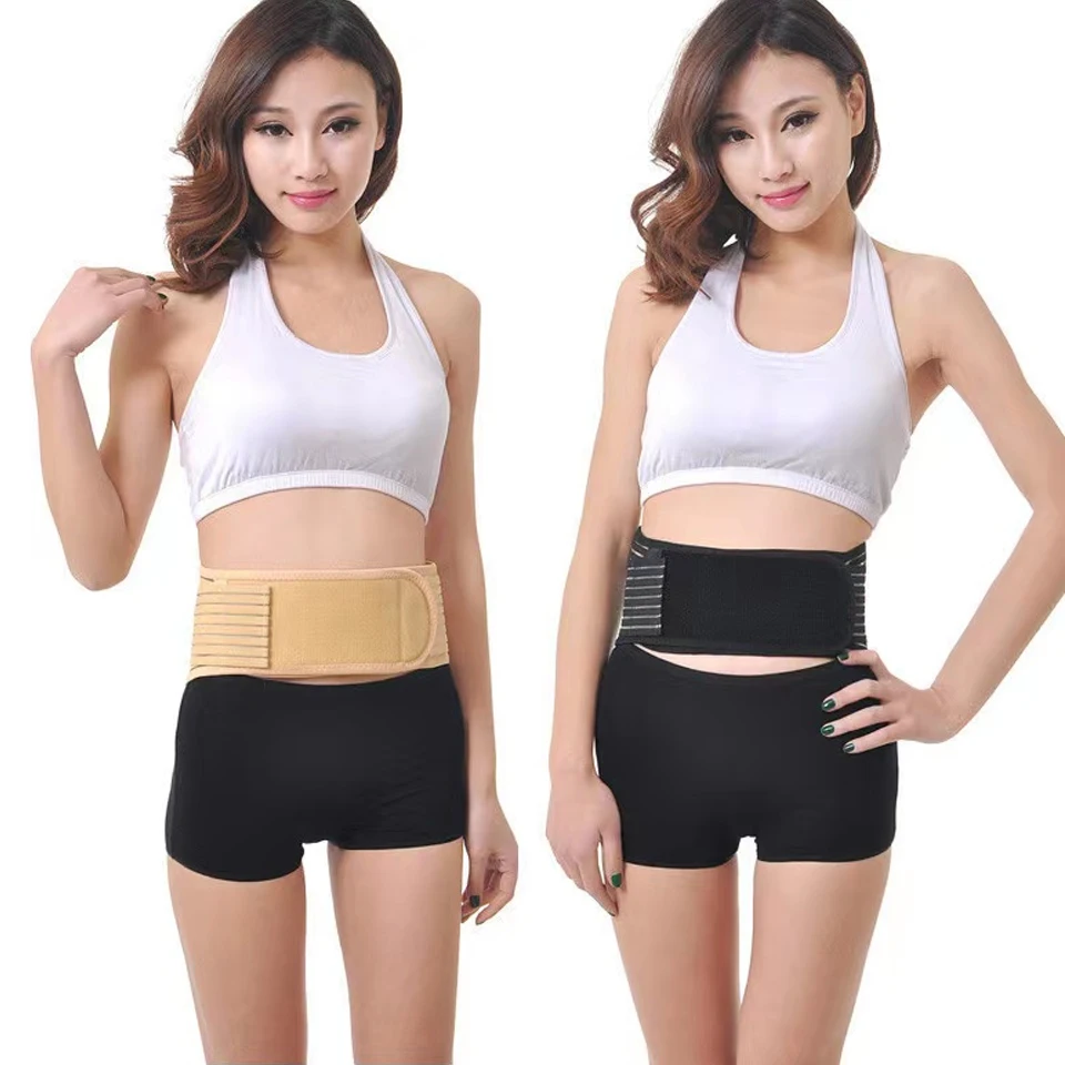 1Pcs Adjustable Neoprene Double Pull Lumbar Support Lower Back Belt Brace Pain Relief Band Waist Belt