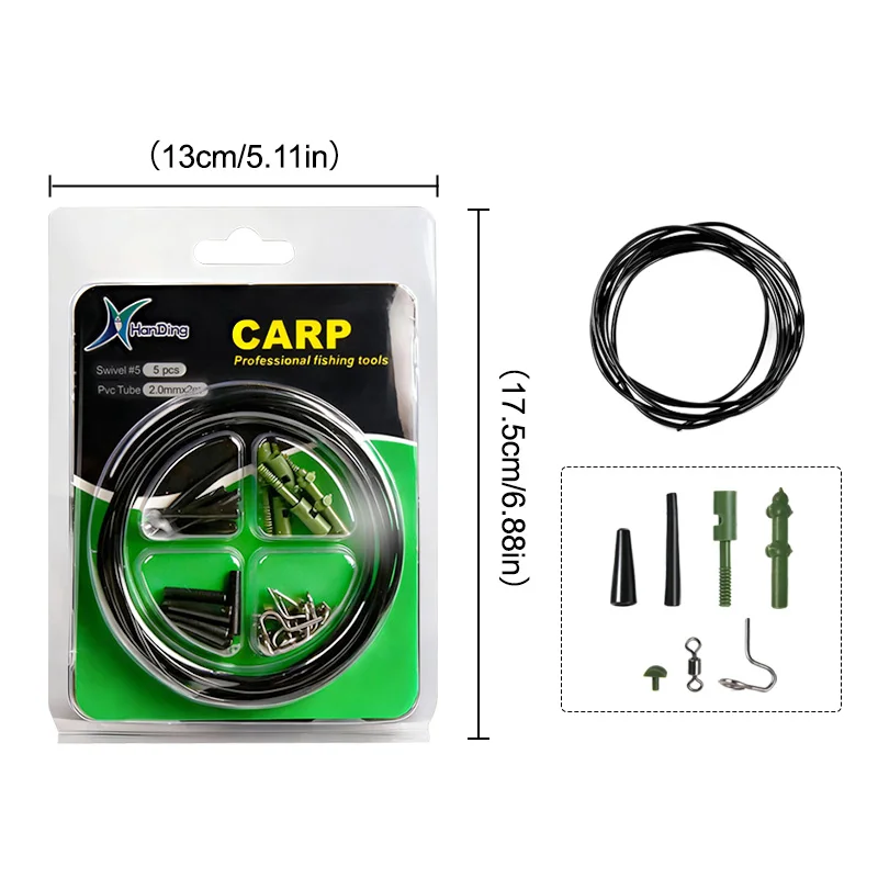 JSFUN ملحقات صيد سمك الشبوط مقاطع يدور الذيل المطاط أنابيب صيد سمك الشبوط محطة الصيد اكسسوارات لجهاز صيد سمك الشبوط #6