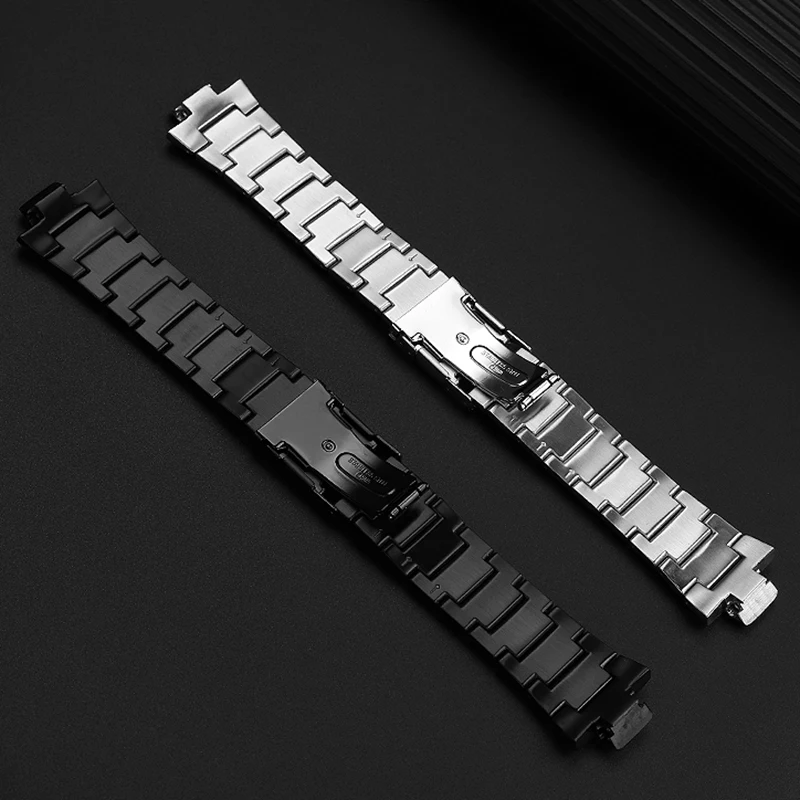 Watchband 13mm Men\'s Wrist Strap for Casio EDIFICE Series EQW-M1100 EQW-A1000 Steel Strap Stainless Steel Watchband Accessories