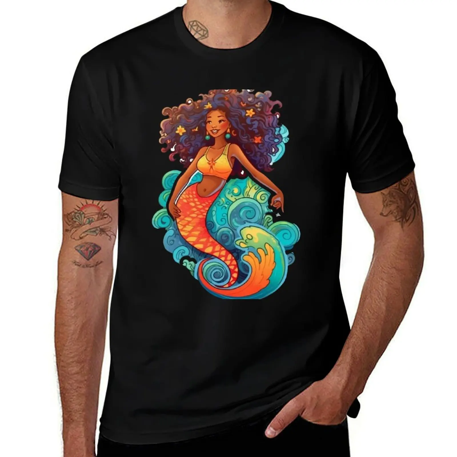 

Mystical Mermaid T-Shirt t shirts for man pack white mens graphic t shirts man t shirts for men casual T-shirt