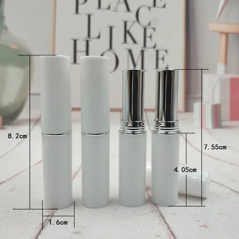 

Lipstick Tubes Empty PP Direct Hot Fill Round Lip Balm Container White Packing Filling Shell Packaging Homemade Wholesale