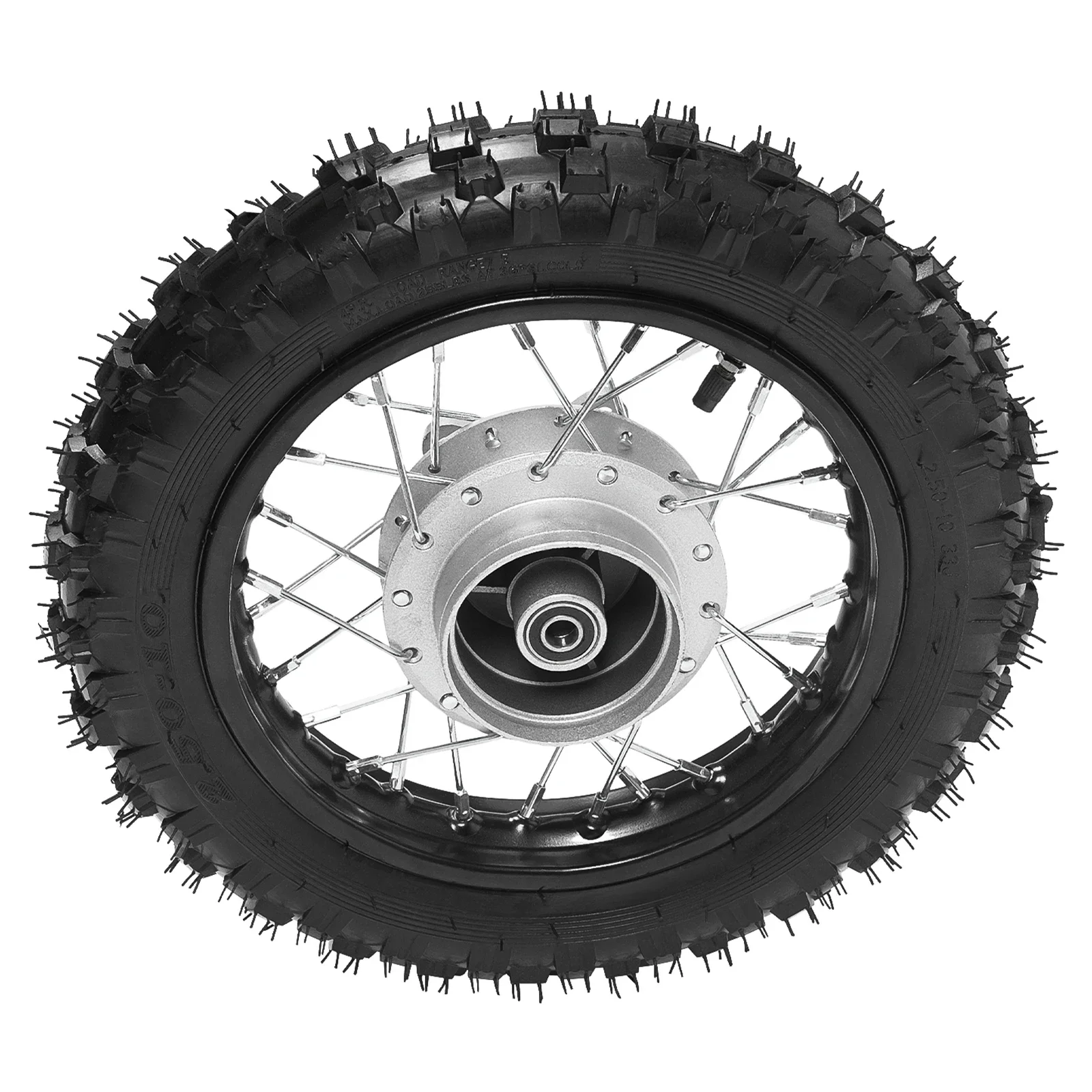 عجلة حافة الإطارات الأمامية والخلفية 2.50-10 للدراجات الترابية Honda CRF50 XR50 BBR KLX، سبيكة متينة، مضادة للانزلاق، سعة تحميل عالية