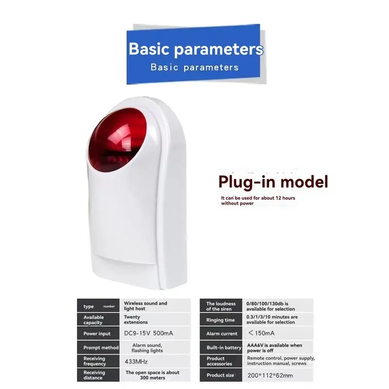 【MUST-HAVE】Emergency SOS Alert One Click Wireless Call Device Restroom Accessible For Disabled Persons Help Audible Visual Alarm