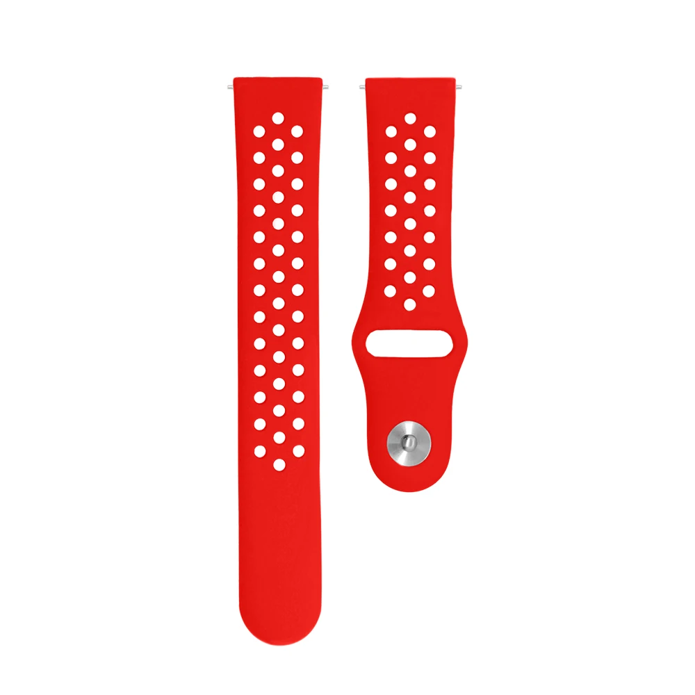 

20MM 22MM Watch band For Amazfit GTS 4/GTR 4/3/2 Mini/Pro/Balance Waterproof Sport Silicone Bracelet for Huawei GT 4/2e Strap