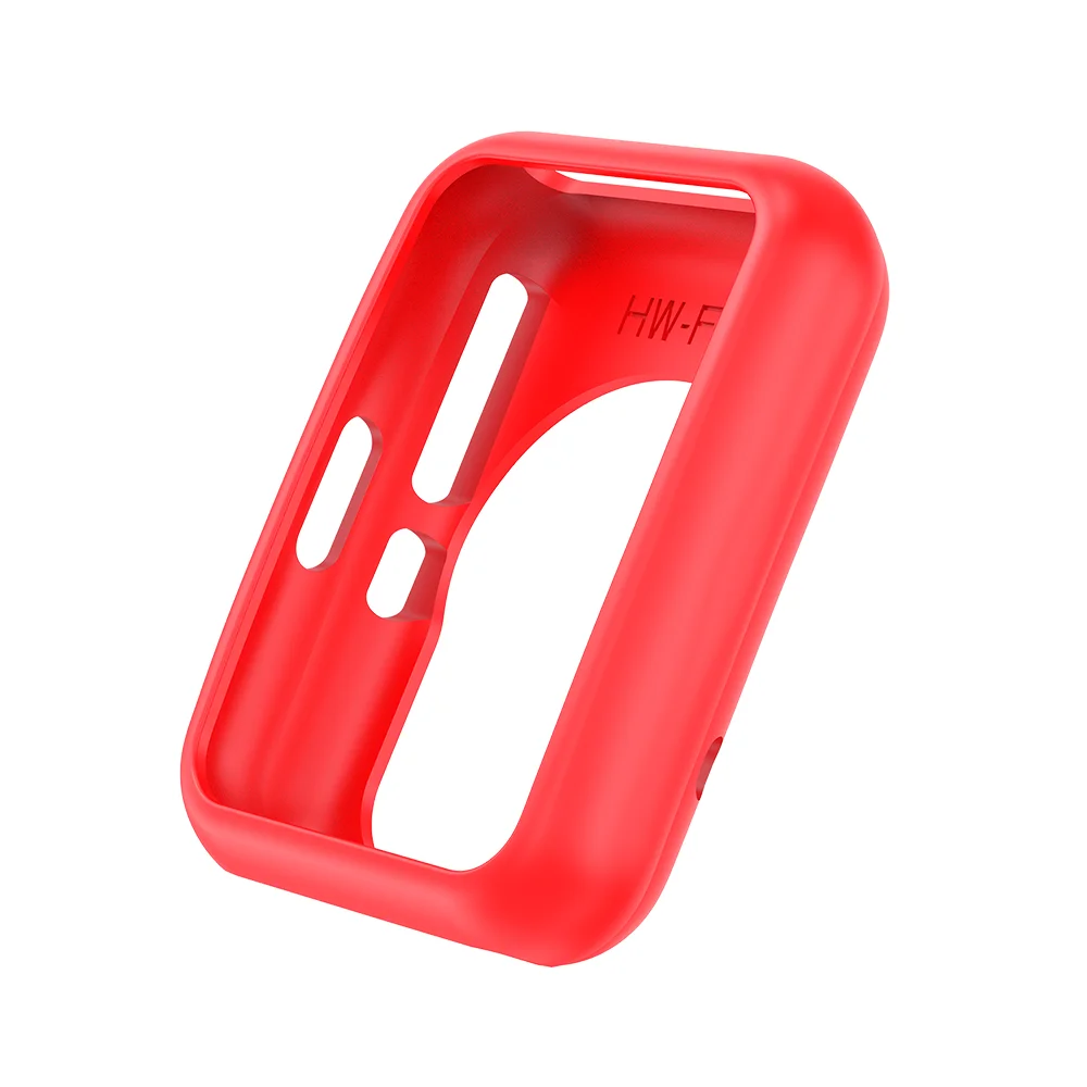 

3 Pieces Silicone Case for Huawei Watch Fit 1 2 3 4 Smart Watch Protector Shell Breathable Case Sport Smart Watch Accessories