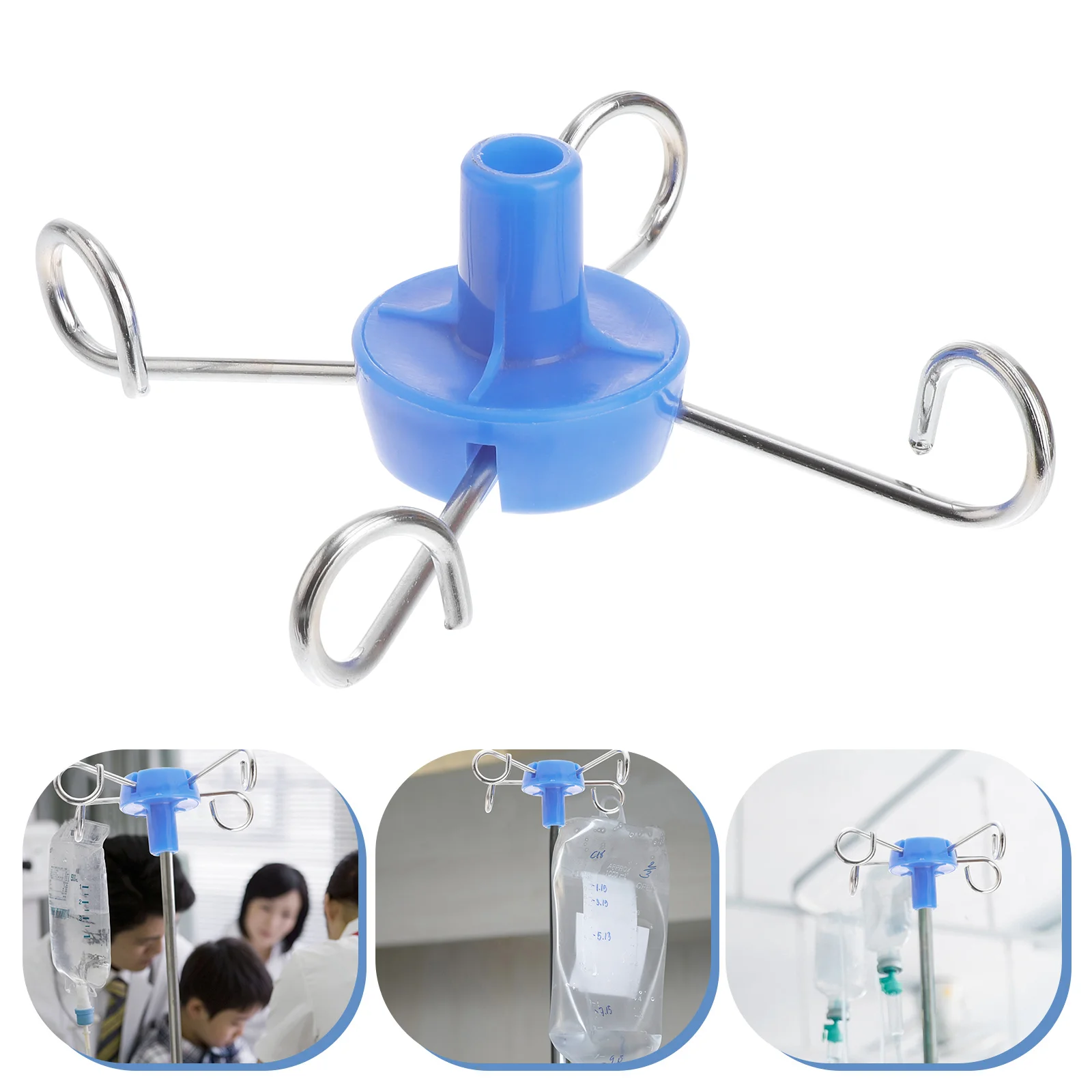 

Hook for Infusion Stand Inverted Rod Holder Vertical Rack Intravenous Fluids Bag Hanger