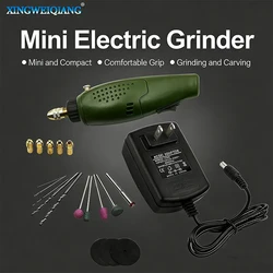Green Grinder Set and Accessories Speed Rotary Tool Dremel Engraver Charging Electric Drill Engraving Pen for Polishing Carving