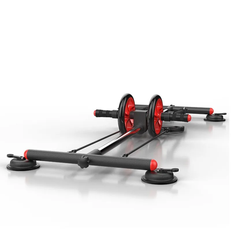 2022 New Designs Home Gym 6 in 1 Multi-functional Abdominal Training AB Wheel Roller Fitness Equipment Body Building