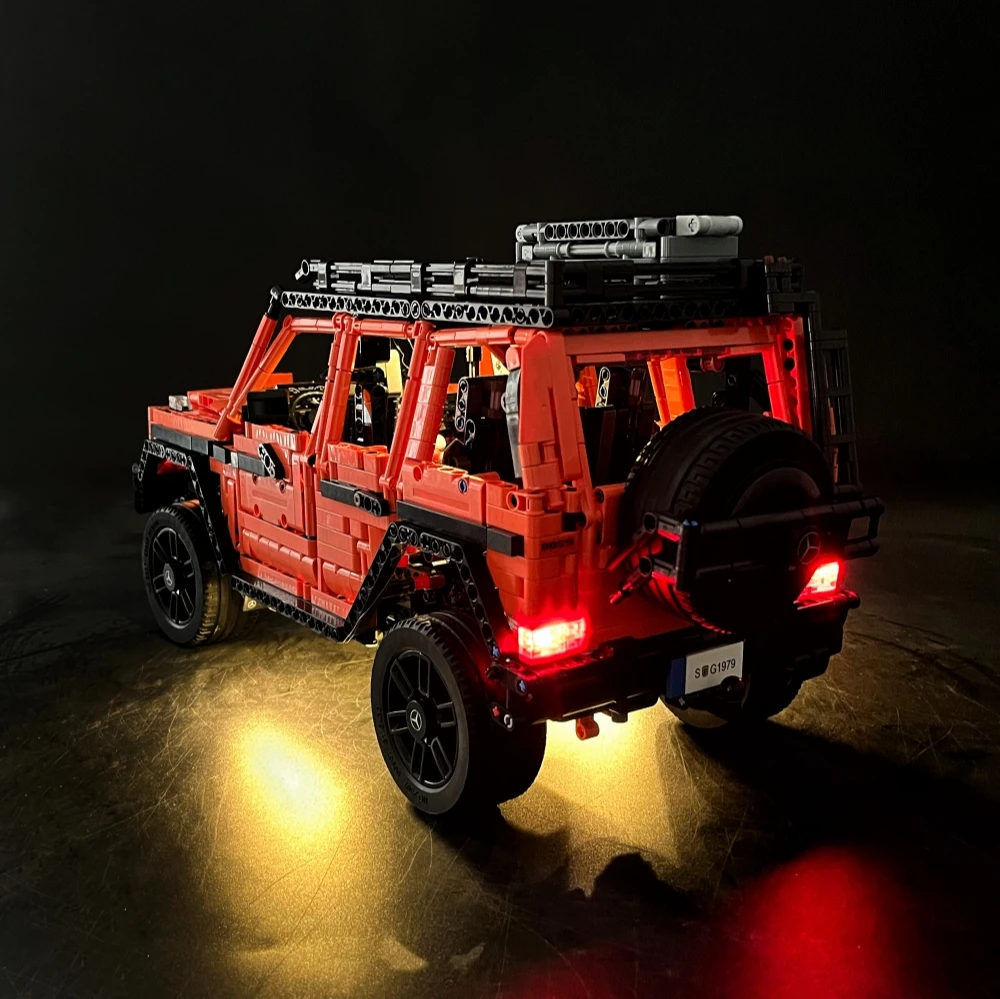 BYB ชุดไฟ LED สําหรับ 42177 ชุดเหมาะสําหรับ G 500 PROFESSIVE โคมไฟตกแต่งรีโมทคอนโทรลไม่รวมบล็อกอาคาร