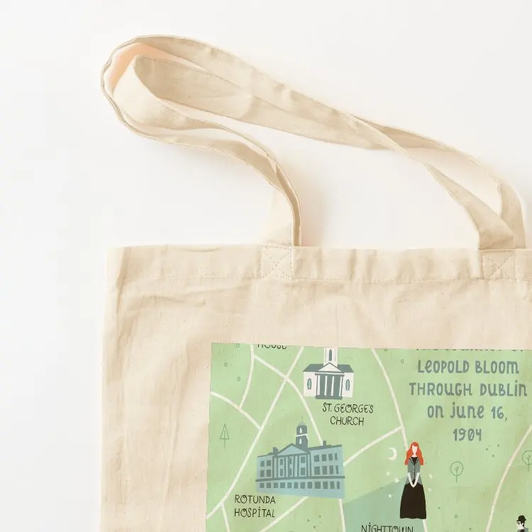 يوليسيس خريطة حمل حقيبة المتسوق أكياس التوصيل المجاني حقائب نسائية حمل حقيبة قماش حمل