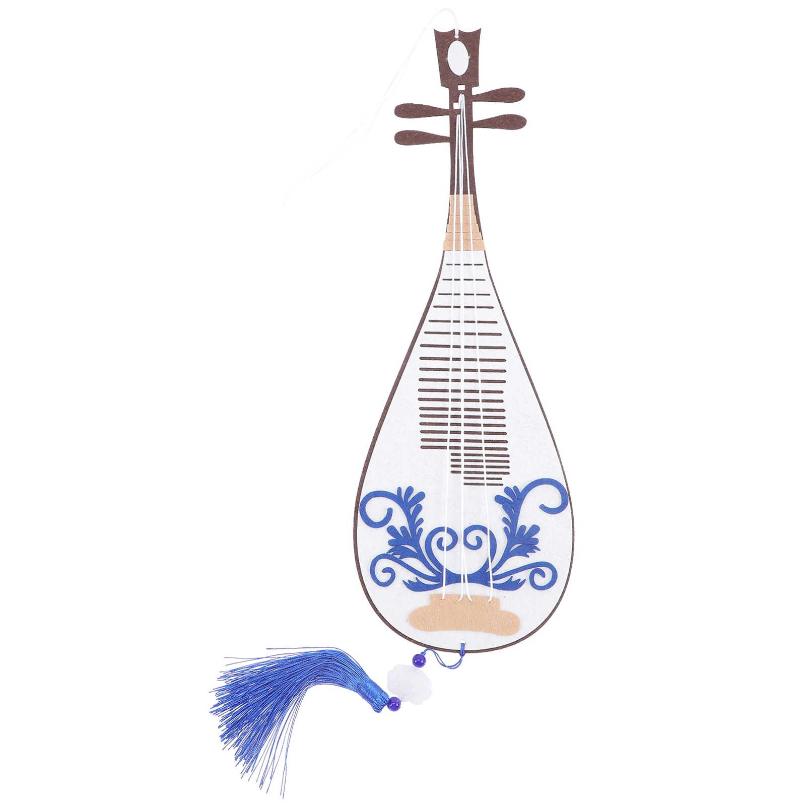 

Felt Musical Hanging Decoration Wall Craft Simulated Ornament Toy Zither Diy Instrument Hanging Decoration