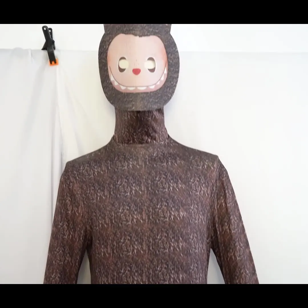 Disfraz de Labbu cos para Halloween, disfraz de labbu de una pieza para niños y adultos, disfraz de anime para actuación en escenario