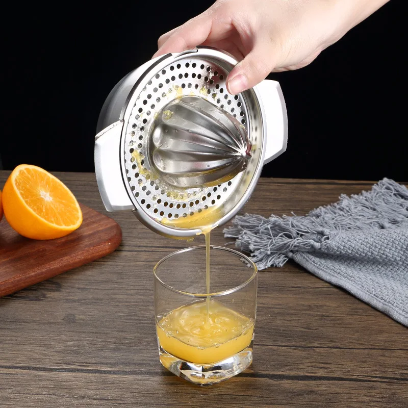

New Convenient Manual Lemon Juicer, Stainless Steel Manual Juicer, Multifunctional Juicer, Orange Juice Juicer