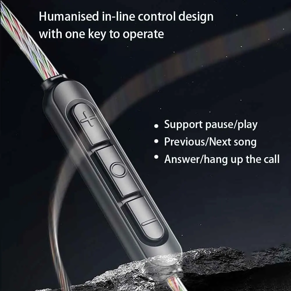 QKZ Type C&3.5mm Wired Earphones HiFi Sounds In Ear Monitor Earbuds Noise reduction Headphones Sports Gamer Headsets for Samsung