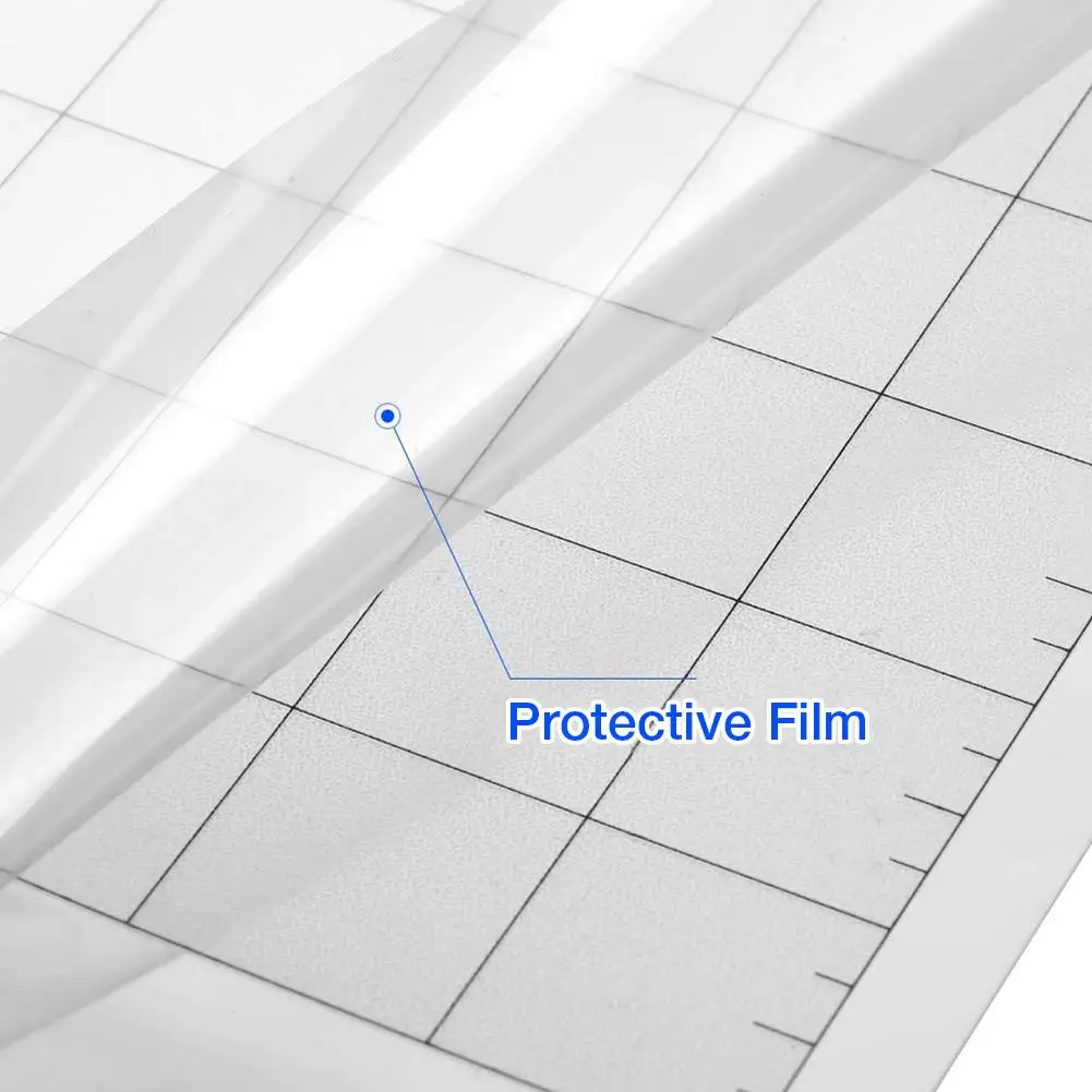 Imagem -06 - Almofada Adesiva Transparente da Esteira do Corte da Substituição de Peças com Grade de Medição 12 por 12-polegada para a Máquina do Plotador do Cameo da Silhueta