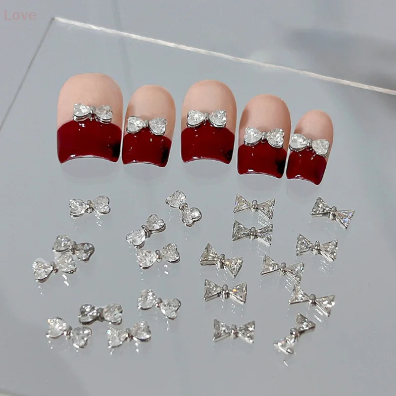 5 個 3D ネイルアートデコレーションクリアディアマンテボウラインストーンクリスタル宝石ネイルチャームネイルアートデコレーションマニキュアデザイン用