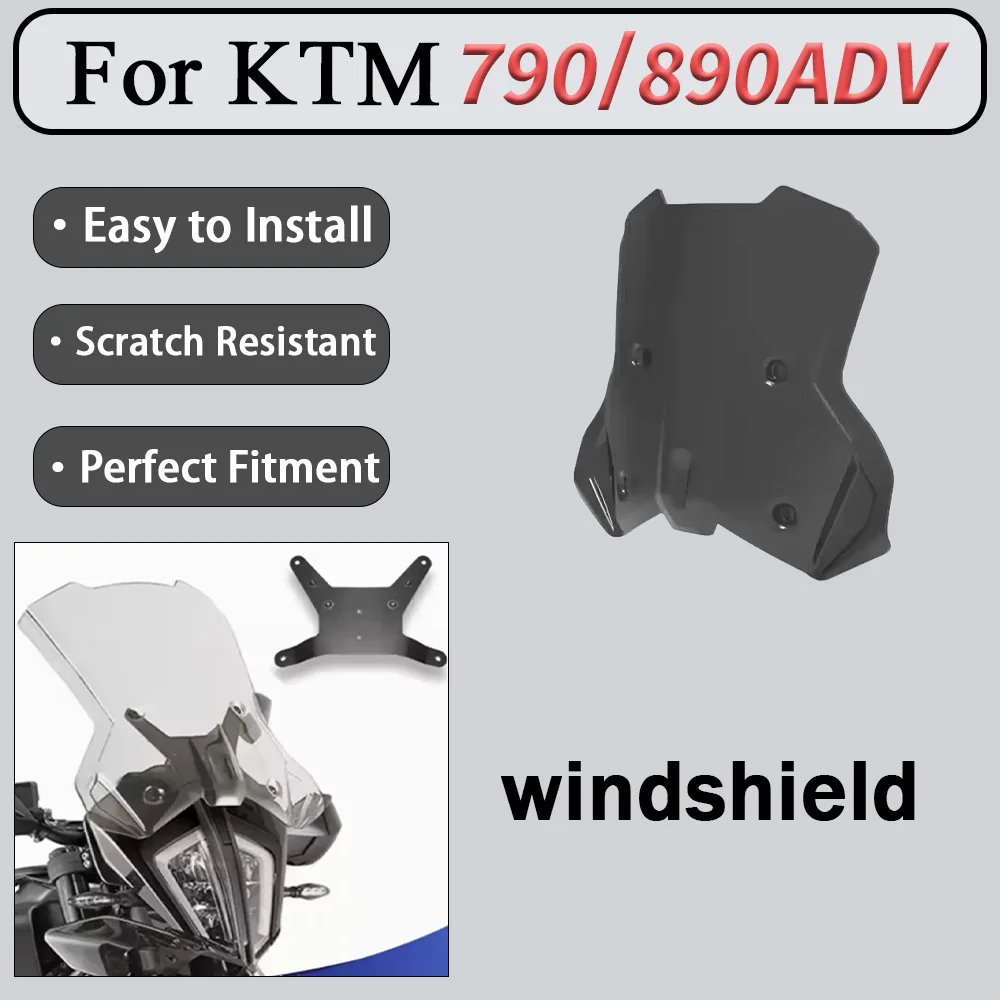 For 2019-2021 KTM 790ADV 890ADV modified windshield competition windshield accessories windshield