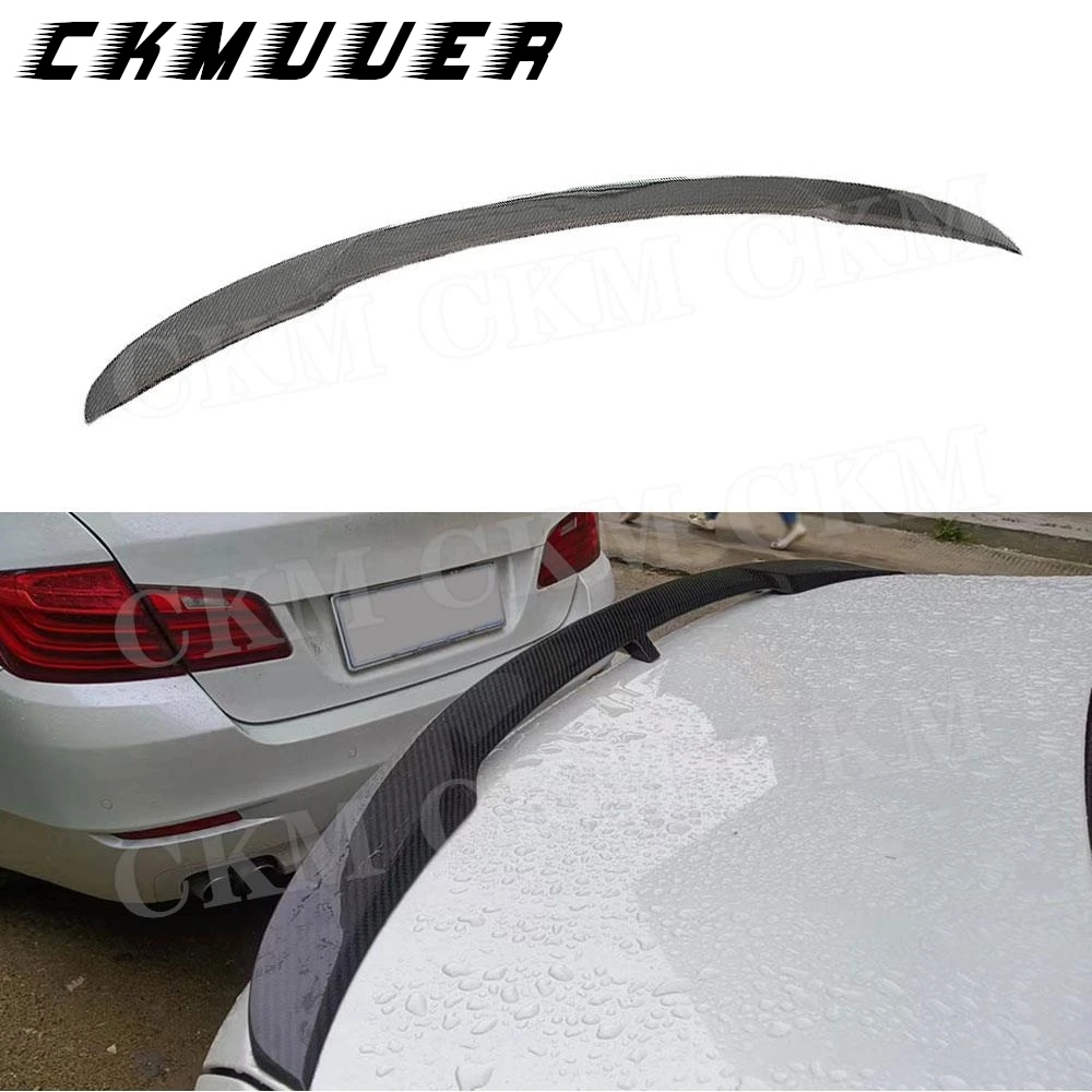 

CKMUUER задний спойлер из углеродного волокна, крылья багажника, украшения заднего багажника автомобиля, аксессуары для BMW 5 серии G30 2017-2022