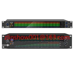 Double 31 Segment EQ Noise Reduction Digital Tuner Equalizer Professional Home Stage Performance High School Bass