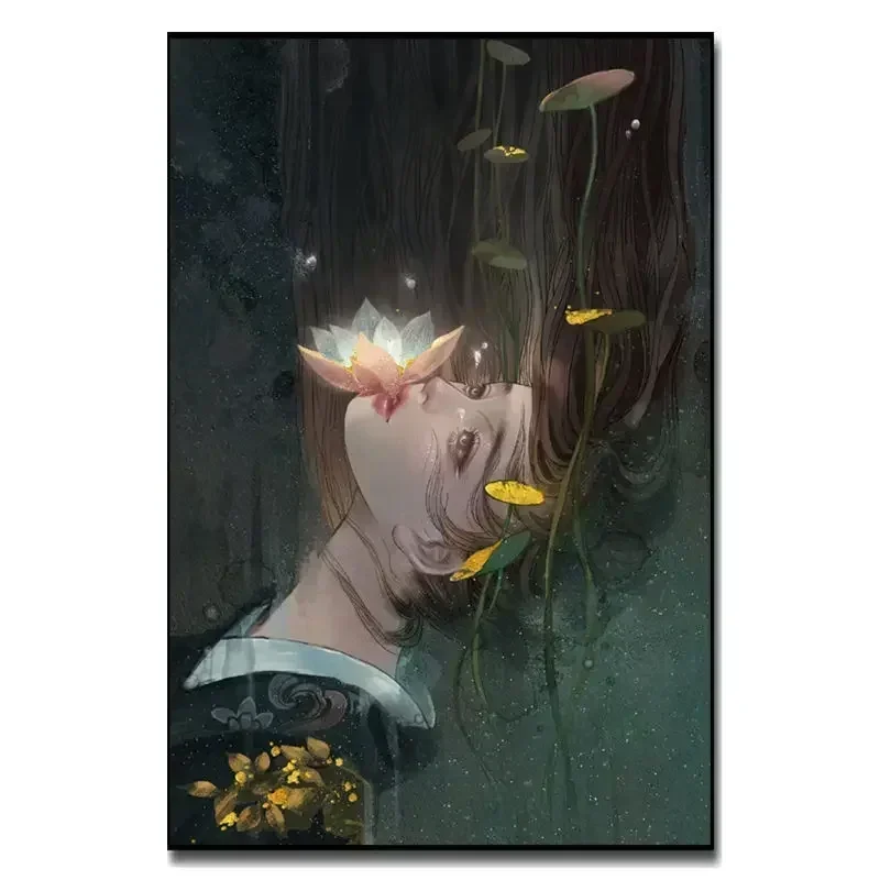 

23050-Tulip diy Цифровая акриловая Цветочная живопись взрыв ручная работа пейзаж живопись