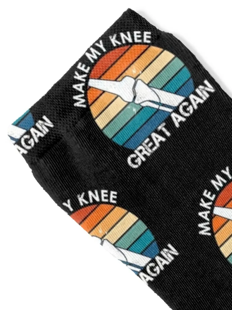 Make my Knee great again Funny Knee Replacement Surgery Saying Socks