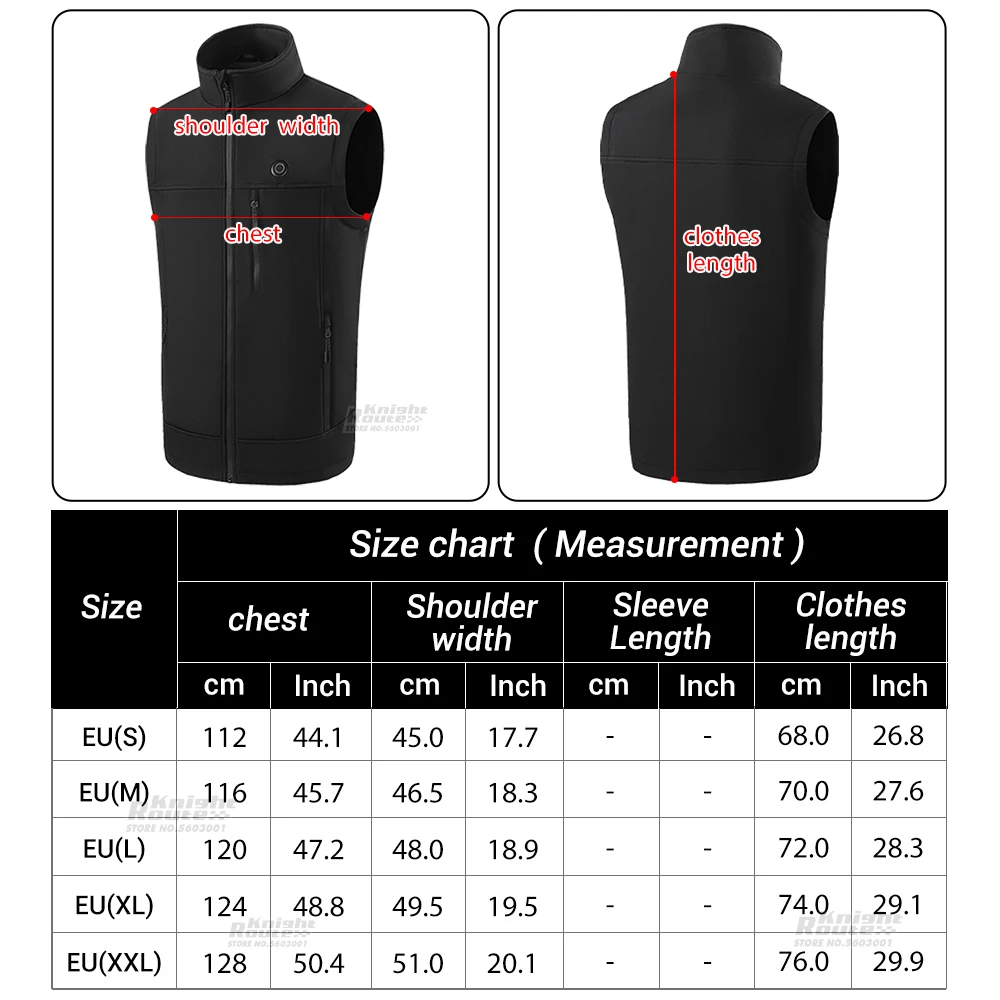 9Areas Self Heated vest Heating Vest Men's Thermal Women's USB Heated Vest Warm Clothing Motorcycle Camping Washable Winter